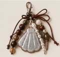 Trekant bag charm med refleks